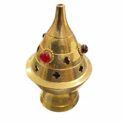 Brass Burner- Beads standing