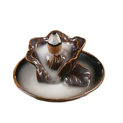 Flower Backflow Incense Burner