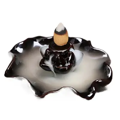 Flower in the Pond- backflow incense burner