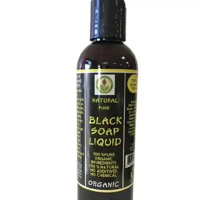 Organic Black Soap Liquid